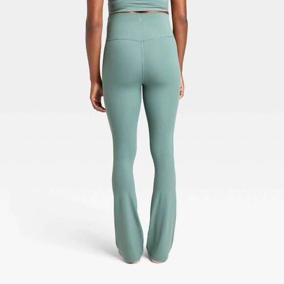 XS - Womens Everyday Soft Ultra High-Rise Bootcut Leggings - AIM - Green - Picture 9 of 9